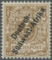 Deutsch-Südwestafrika: 1898, 3 Pfg. Hellocker, Farbfrisch Und Sehr Gut Gezähnt In Einwandfreier Postfrischer E - Duits-Zuidwest-Afrika