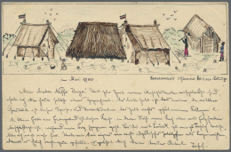 Deutsch-Ostafrika - Besonderheiten: 1900 (22.5.), Stempel DAR-ES-SALAAM Auf 3 Pesa-GA-Karte Vom Kaiserlichen Landmesser - Afrique Orientale