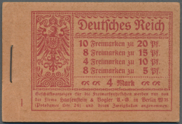 Deutsches Reich - Markenheftchen: 1920, Markenheftchen Germania Kpl. Postfrisch, Deckel Minimale Gebrauchsspuren, Mi. 48 - Libretti