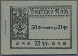 Deutsches Reich - Markenheftchen: 1916, 75 Pfg. Germania Markenheftchen, Komplett Mit Allen Blättern Und Marken Sow - Booklets