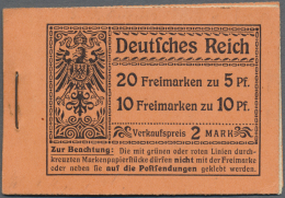 Deutsches Reich - Markenheftchen: 1912, Markenheftchendeckel Und Zwischenblätter, OHNE Marken, M€ Für Kom - Booklets