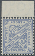 Württemberg - Marken Und Briefe: 1906, Dienstmarke 20 Pf. Ziffern In Schildern Mit WZ 1 In Sehr Seltener Farbe Lebh - Altri & Non Classificati