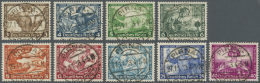 Deutsches Reich - 3. Reich: 1933, Wagner, Komplette Serie Ideal Gestempelt "PIRNA-COPITZ". - Used Stamps