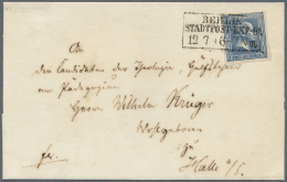 Preußen - Marken Und Briefe: 1858: 2 Sgr. Dunkelpreußischblau, Seltenste Farbe, Sehr Breitrandiges Exemplar - Altri & Non Classificati