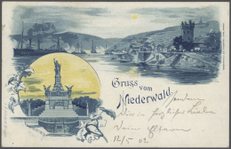 Ansichtskarten: Hessen: RHEINGAU Mit Rüdesheim, Geisenheim, Lorch, Oestrich-Winkel, Eltville, Schlangenbad Und Umge - Andere & Zonder Classificatie