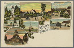 Ansichtskarten: Sachsen: LEIPZIG Und Etwas Umgebung (alte PLZ 70 + 71), Karton Mit Gut 750 Ansichtskarten, überwieg - Autres & Non Classés