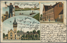 Ansichtskarten: ALTES POSTKARTENALBUM, Mit Ungefähr 180 Historischen Ansichtskarten Aus Den Jahren 1900/1930. Gesic - 500 Postcards Min.