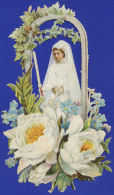 Heiligen- Und Andachtsbildchen: Sammlung Mit Rund 280 Exemplaren Heilige Kommunion, Dabei Stücke Mit Spitzenrand, S - Devotion Images