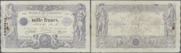 Tunisia / Tunisien: 1000 Francs March 6th 1923, P.7b, Very Early Issue Of This Type In Exceptional Good Condition  For T - Tunesien