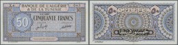 Tunisia / Tunisien: 50 Francs 1959 P. 23, Rarer Issue, Only One Light Center Fold, Otherwise Perfect, Conditoin: XF++. - Tunesien
