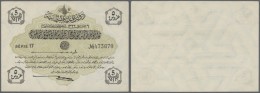 Turkey / Türkei: 5 Piastres 1916 P. 87, Creases In Paper In Corner Areas, Never Folded, Condition: VF+. - Türkei