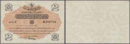 Turkey / Türkei: 20 Piastres 1916 P. 88, Center Fold And Handling In Paper, No Holes Or Tears, Crispness In Paper, - Turquie