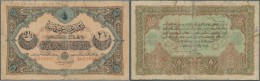 Turkey / Türkei: 2 1/2 Livres 1913 P. 100, Used With Strong Center Fold, A Larger Tear Along The Center Fold Fixed - Turquie