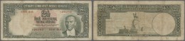 Turkey / Türkei: 2 1/2 Lira ND(1939) P. 126, Vertical And Horizontal Folds, Staining In Paper, No Holes Or Tears, P - Turquie