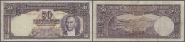 Turkey / Türkei: 50 Lira ND(1938) P. 129, Rare Issue, Used With Folds And Normal Traces Of Circulation, No Holes Or - Turquie