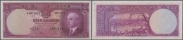 Turkey / Türkei: 1 Lira ND(1942) P. 135, One Light Vertical Fold, One Corner Fold At Lower Left Corner, 8 Pinholes - Türkei