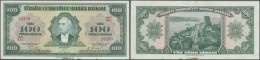 Turkey / Türkei: 100 Lira ND(1947) P. 149, Center Fold, Light Handling In Paper And A Stain At Lower Border Center, - Türkei