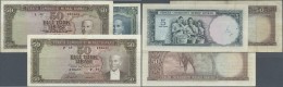 Turkey / Türkei: Set Of 3 Notes Containing 5 Lira ND(1965) P. 174a (F+), 50 Lira ND(1964) P. 175a (F) And 50 Lira N - Turquie