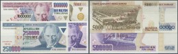 Turkey / Türkei: Set Of 4 Specimen Banknotes Containing 250.000, 500.000, 1.000.000 And 5.000.000 Lira ND(1984-2002 - Turquie