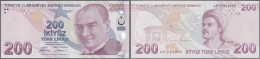 Turkey / Türkei: 200 Lira 2009 P. 227 In Crisp Original Condition: UNC. - Türkei