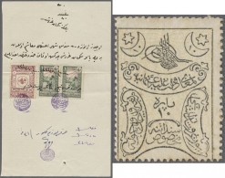 Turkey / Türkei: Set Of 4 Stamp Money Notes Containing 1x 10 Para And 2x 1 Para (without The 10 Para Overprint List - Turquie