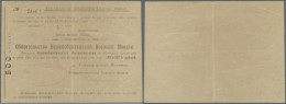 Turkmenistan: The Draft Of The British Military Mission In Ashkhabad 500 Rubles 1918, P.S1148a, , Vertical Fold At Cente - Turkmenistan