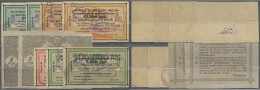 Ukraina / Ukraine: Charkov Consumer Society Set With 9 Vouchers 2 X 5000, 10.000, 2 X 25.000 And 2 X 50.000 Rubles 1921 - Ukraine