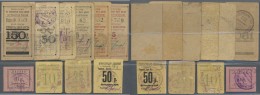 Ukraina / Ukraine: Feodosia Set With 10 Casino Bons 5, 10, 25 Kopeks And 2, 50 And 150 Rubles ND, P.NL (R18709, 18716, 1 - Ukraine