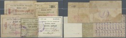 Ukraina / Ukraine: Gaisin City Set With 5 Consumers Bons 2 X 3 And 3 X 10 Rubles (one Of Them With Hebrew Text On Back) - Ukraine