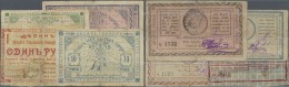 Ukraina / Ukraine: Lutsk, Wolhynien Oblast Set With 10 Banknotes Containing 1 Ruble City Government 1918, 5 X 6, 10 And - Ukraine