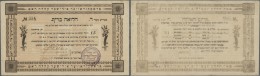 Ukraina / Ukraine: Proskurow (Chmelnyzkyj), Large Format Note For 15 Rubles 1919 Written In Hebrew Language, P.NL (R 173 - Ukraine