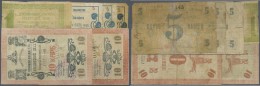 Ukraina / Ukraine: Yampol, Khmelnytskyi Oblast Set With 6 Banknotes 1, 3 X 5 And 2 X 10 Karbovantsiv ND, P.NL (R 19471-1 - Ukraine