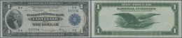 United States Of America: 1 Dollar 1918 National Currency Cleveland P. 371D, Fr#718. This Note Is In Very Exceptional, H - Other & Unclassified