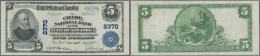 United States Of America: 5 Dollars National Currency, Series 1902 With Upper Signatures: Teehee & Burke, Charter # - Autres & Non Classés