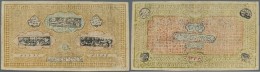 Uzbekistan / Usbekistan: Bukhara Emirate, 1000 Tengov 1919, P.23, Used Condition With Several Folds, Staining Paper  And - Usbekistan