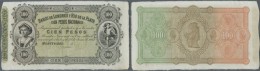 Uruguay: Banco De Londres Y Rio De La Plata 100 Pesos 1862 Unsigned Remainder, P.S245r In Excellent Condition For This L - Uruguay