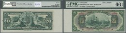 Venezuela: Banco Mercantil Y Agricola 10 Bolivares ND(1927) SPECIMEN, P.S232s In Perfect Condition, PMG Graded 66 Gem Un - Venezuela