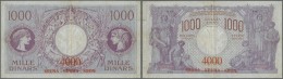 Yugoslavia / Jugoslavien: 1000 Dinara = 4000 Kronen ND(1919), P.20, Small Repaired Tear At Left Border, Tiny Pinhole At - Jugoslawien