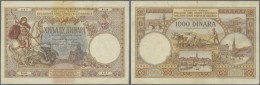 Yugoslavia / Jugoslavien: 1000 Dinara 1920, P.24, Some Small Tears At Upper And Lower Margin, Tiny Hole At Center, Sever - Jugoslawien