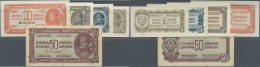 Yugoslavia / Jugoslavien: Set Of 5 Notes Containing 1-50 Dinars 1944 P. 48-52, The 50 Dinara In F, The Rest In XF To AUN - Yugoslavia