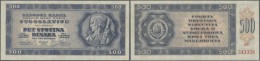 Yugoslavia / Jugoslavien: 500 Dinara 1950, P.67w (not Issued), Tiny Dint At Lower Left Corner. Condition: AUNC - Jugoslawien