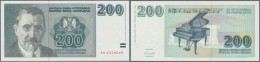 Yugoslavia / Jugoslavien: 200 Dinara 1999, P.152A (not Issued) In Perfect UNC Condition - Yugoslavia