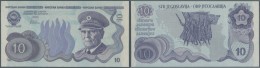 Yugoslavia / Jugoslavien: 10 Dinars ND(1978) Not Issued Banknote, First Time Seen In Blue Color, Unique As PMG Graded In - Jugoslawien