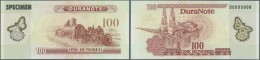 Testbanknoten: Polymer Test Note DURANOTE (Canada) Printed Intaglio On Polymer Substrate Developed By Silba Internationa - Fiktive & Specimen