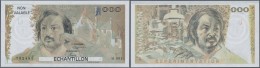 Testbanknoten: France: Test Note (Echantillon) By Banque De France, Printed On Watermarked French Banknote Paper Produce - Fictifs & Spécimens