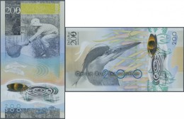 Testbanknoten: Great Britain: Polymer Test Note Printed By DE LA RUE CURRENCY On Polymer Substrate With Window And SICPA - Specimen