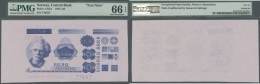 Testbanknoten: Norway: Test Note Of The NORWAY National Bank Intaglio Blue SICPA Ink On A Banknote Printing Machine Of D - Fiktive & Specimen