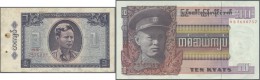 Burma / Myanmar / Birma: 1965/1987 (ca.), Ex Pick 52-65, Quantity Lot With 328 Banknotes In Good To Mixed Quality, Sorte - Myanmar