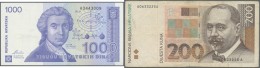 Croatia / Kroatien: 1941/1995 (ca.), Lot With 663 Banknotes, Some In Quantity, In Good To Mixed Quality, Sorted And Clas - Kroatien