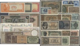 Greece / Griechenland: Huge Set With 330 Banknotes Greece From The 1930's Till 1970, Containing For Example The Small Si - Grèce